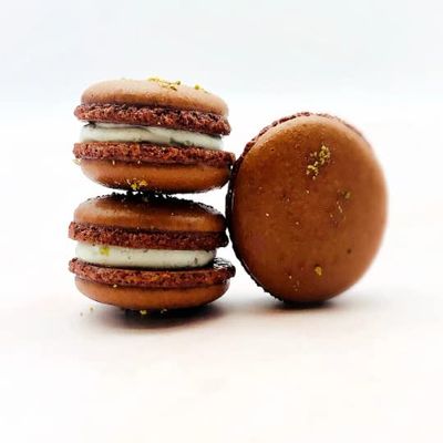 12 Pack| Hazelnut Pistachio Vegan Macaron