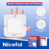 50 Count Adhesive Gauze Island Dressing 4" x 4", Water-Resistant Wound Dressing, Sterile & Absorbent Medical Grade Dressing Pad First Aid Dressing Pads view 2