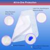 50 Count Adhesive Gauze Island Dressing 4" x 4", Water-Resistant Wound Dressing, Sterile & Absorbent Medical Grade Dressing Pad First Aid Dressing Pads view 4