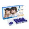 EXGOX 7 Pairs Silicone Ear Plugs for Sleeping Noise Cancelling Reusable Moldable Wax Earplugs for Swimming, Work, Airplane, SNR27dB(Dark Blue) view 1