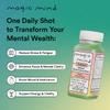 Magic Mind Focus Energy Drink Shots - No Jitters, Stress Relieving, Ashwagandha, Functional Mushrooms, Matcha Green Tea, Vitamin B12, Vitamin C - 2 FL Oz (30 Pack) view 3