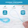 CONTOUR Dental Floss Threaders- 4 Pack - 200 Count Braces Flossers, Designed for Braces, Bridges & Implants, Quick & Easy Flossing Solution view 2