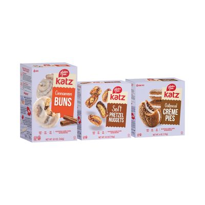 Katz Gluten Free Snacks Variety Pack. Includes Fresh Baked Cinnamon Rolls, Soft Pretzel Nuggets, & Oatmeal Creme Pie. Gluten Free Snacks For Adults & Kids. Tree Nut Free, Peanut Free, Dairy Free, Soy Free. Kosher Snacks. (Pack Of 3)