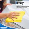 HOMERHYME Microfiber Cleaning Cloth, 100 Pack Cleaning Rags Microfiber Towel Bulk Absorbent Lint-Free Wash Cloths, All-Purpose Shop Towels for Cars, Automotive, Garage, Home & Kitchen 11.5"*11.5" view 3