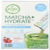 Aiya Matcha+ Hydrate - Strawberry Pomegranate Matcha Drink Mix with Electrolyte - Premium Japanese Matcha Hydrating Powder Blend - 290mg Electrolytes per Packet - Non-GMO - 8 Sticks view 1