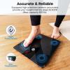 GE Bathroom Scale for Body Weight, Digital Weight Scales 500lb Heavy Duty Measuring Device for People Accurate BMI Weighing Machine with Bluetooth, Black view 3