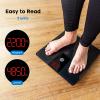 GE Bathroom Scale for Body Weight, Digital Weight Scales 500lb Heavy Duty Measuring Device for People Accurate BMI Weighing Machine with Bluetooth, Black view 4