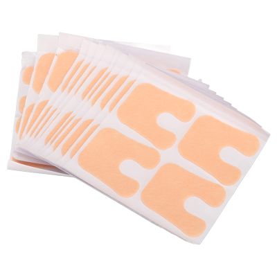 12 Sheets Felt Callus Pads, Self Adhesive U Shaped Felt Forefoot Cushion Felt Insert Pads, Prevent Callus, Reduce Pain