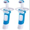 MAM Training Toothbrush for Babies (1 Baby's Brush with Safety Shield), Baby Toothbrush with Brushy The Bear Character, Interactive App, for Boys 5+ Months, Blue (Pack of 2) view 1