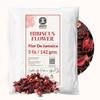 5oz Dried Hibiscus Flowers, Dried Whole flowers/Petals, Flor de Jamaica Secas, Hibiscus Loose Leaf Tea, Non-GMO, Caffeine Free. by Akshit view 1