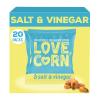 LOVE CORN Salt & Vinegar 0.7oz x 20 Bags - Delicious Crunchy Corn - Healthy Family Snacks - Gluten Free, Kosher, NON-GMO - Alternative for Chips, Nuts, Crackers & Pretzels - Perfect for Charcuterie Boards view 1