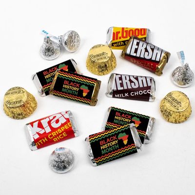 110 Pcs Black History Month Candy (1.62 lbs; approx. 110pcs) Classroom Party Supplies & Decor