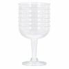 6 Pc Clear Disposable Champagne Coupe Glasses Plastic Flute 4oz Wedding Party view 1