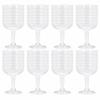 48 Clear Plastic Martini Glasses Champagne Coupe Disposable Flute Cocktail 4oz view 1