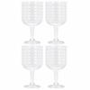 24 Plastic Champagne Coupe Disposable Flute Glasses Martini Cocktail Clear 4oz view 1