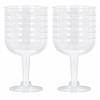 12 Pc Champagne Coupe Plastic Glasses Clear Disposable Flute Wedding Party 4oz