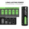 Kruta 20-Pack Rechargeable AAA Batteries, 1.2v 600mAh NiMH Precharged Triple A Solar Batteries for Outdoor Solar Lights and Household Devices, Low-self Discharge, Anti-Leak (Pack 20) view 3