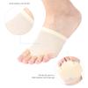 1 Pair 5 Toe Ballet Dance Forefoot Half Shoes with Foot Thong Pads(L) view 3