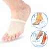 1 Pair 5 Toe Ballet Dance Forefoot Half Shoes with Foot Thong Pads(M) view 2