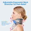 PERFAMP Cervical Neck Traction Device,Graphene Heating Pack, Spine Alignment Decompression with Airbag,Adjustable Pain Stiffness Relief Device view 3