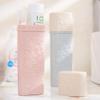 2PCS Plastic Portable Toothbrush Holder Toothpaste Cases Travel Use Waterproof Wash Gargle Cup Case Holder Jar Container with Lid for Outdoor Trips 7.8'' view 4