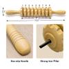 Deston 2Pcs Manual Massager Wooden Roller Trigger Point Massager Stick for Fascia, Cellulite, Muscle & Abdomen, Body Therapy Massager, Muscle Belly Relief Tool view 2