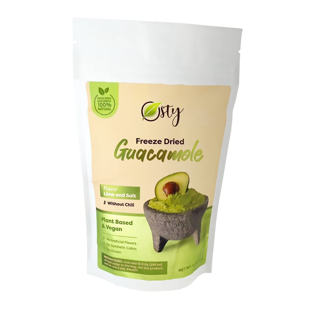 Osty freeze dried Guacamole (Lime and Salt)
