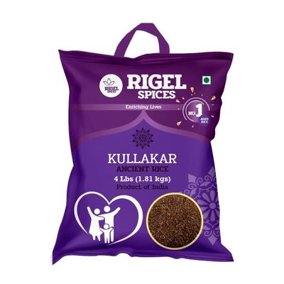 Rigel Spices | Kullakar Red Rice | 12+months aged | GLUTEN FREE | Ancient Red Rice from India
