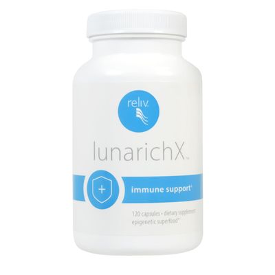 RELIV LunaRich X - Lunasin Extract Capsules with Soy Peptide for Healthy Aging, Cholesterol Support Benefits and Immune System 120 Count