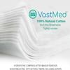 5000 Pcs Capra Cotton Gauze Pads 8-Ply 3x3 by VASTMED | Disposable and Individually Wrapped Medical Gauze Pads | Sterile Medical Wound Dressing Sponges for Cleaning view 4