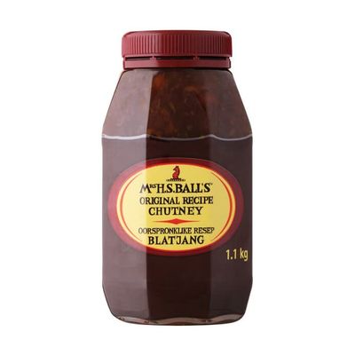 Mrs Balls Original 1.1Kg Plastic Bottle | 12 Units | Case | Imported from South Africa