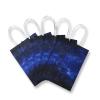 16 Pieces Galaxy Party Space Gift Bags with Handles Kraft Paper Galaxy Gift Bags Starry Night Party Gift Goodie Bags Galaxy Treat Candies Bags Space Stars Theme Party Supplies for Birthday Home Decorations view 3