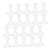 SHERCHPRY 20sets Clear Cellophane Bags with Ties for Cake and Treat Packaging for Chiffon Cakes Cookies and Party Favors and Food- Design view 1