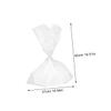 SHERCHPRY 20sets Clear Cellophane Bags with Ties for Cake and Treat Packaging for Chiffon Cakes Cookies and Party Favors and Food- Design view 2