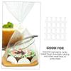 SHERCHPRY 20sets Clear Cellophane Bags with Ties for Cake and Treat Packaging for Chiffon Cakes Cookies and Party Favors and Food- Design view 4