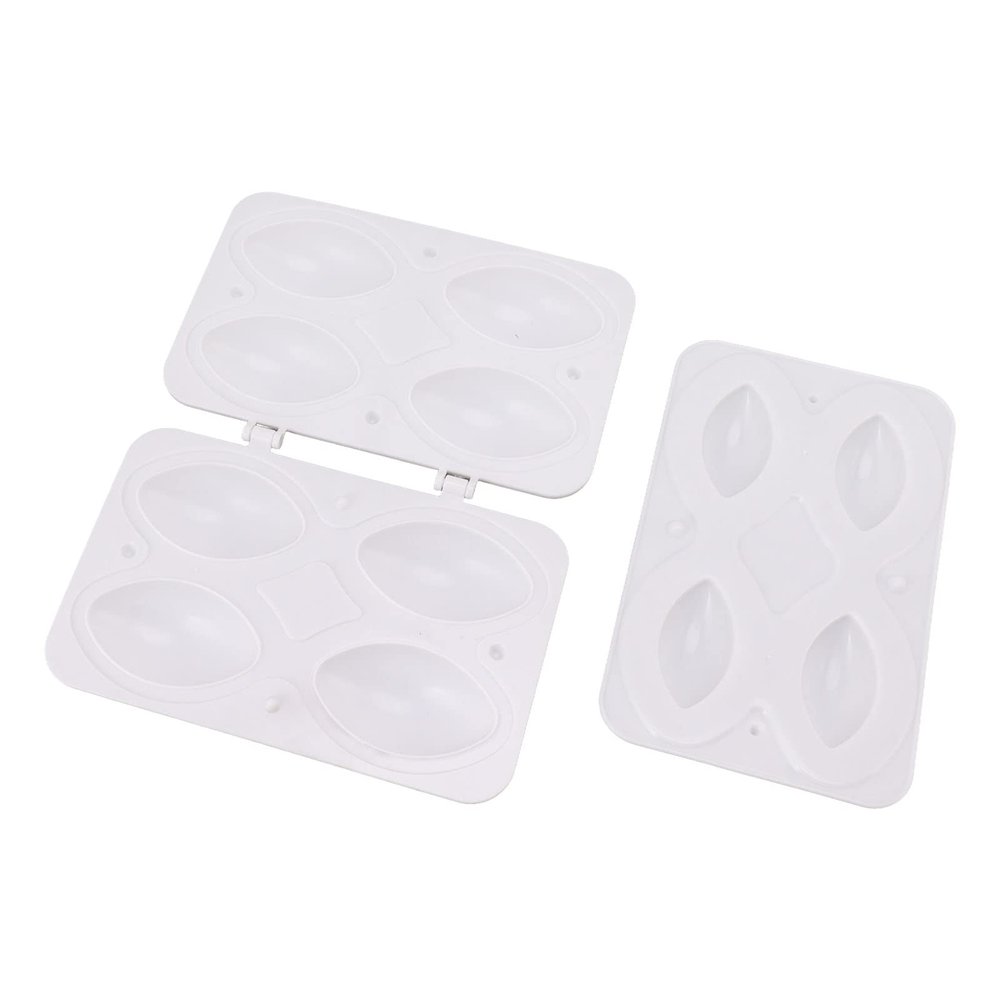 Fdit Meatball Maker, 4 Compartments, Manual Meatball Making Tool, Food Grade ABS, Dishwasher Safe, for Kitchen DIY Meatloaf