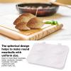 Fdit Meatball Maker, 4 Compartments, Manual Meatball Making Tool, Food Grade ABS, Dishwasher Safe, for Kitchen DIY Meatloaf view 3
