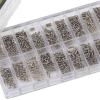 1800pcs Mini Glasses Screw Kit, 18 Types of Stainless Steel Screw, Glasses Sunglasses Spectacles Watch Mini Screws Repair Kit view 3