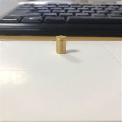 MYPOWER 13mm High*6mm Diameter - Golden Color Stainless Steel Small Cylinder Memorial Urn for Ashes - Can Be Open