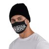 Breast Cancer Warrior Aweareness Ribbon Face Mask Washable Reusable Adults Breathable with 2 Filters Black view 3