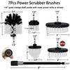Drill Brush Attachment Set, 7 Pack 1/4in Power Scrubber Brush + Extend Long Rod, Power Cleaning Scrub Brush for Bathroom, Tub, Tile, Floor, Grout, Boat(White) view 4