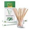 100 Pack DS Reed Natural Bamboo Drinking Straw Reusable BPA Free 7.8" EcoFriendly Organic Alternative To Plastic Straws Strong Durable Compostable Biodegradable Heavy Duty Cold & Hot drinks view 1