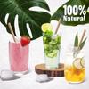 100 Pack DS Reed Natural Bamboo Drinking Straw Reusable BPA Free 7.8" EcoFriendly Organic Alternative To Plastic Straws Strong Durable Compostable Biodegradable Heavy Duty Cold & Hot drinks view 3