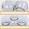 Beavorty 6pcs Glass Cupping Therapy Fire for Home Use Lightweight and Sturdy Design for Muscle and Relaxation Includes No view 4