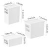 Laundry Powder Container, Household Washing Powder Storage Tin Laundry Powder Box for Holding Pods Tablets Detergent(A) view 2