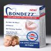 Bondezz Adhesive Free Denture Pads | Upper Denture | 30 Pack | Secure & Comfortable Fit | No Glue/No Mess | All Day Suction | Denture Glue Alternative | Safe, Natural & Non-Toxic view 1