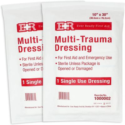 Ever Ready First Aid Multi-Trauma Dressing 10"x30" 2 Count