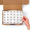 Custom Tissue Paper, 20"x14", Gift Packing, Logo Print Tissue Paper, Gift Wrapping, Personalized Tissue Paper, Branded Packaging (100) view 1