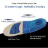 Athletics Insoles Comfortable Shock Absorption Cushioning for Men and Women Running Walking Soft Sneaker Insole (Mens 8-12/womens 10-15, Blue) view 2