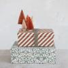 Creative Co-Op 12' L x 8-1/2'W x 4' H & 10' L x 8-1/2'W x 4' H Printed Recycled Paper Gift Boxes, Multi Color, Set of 2 view 3